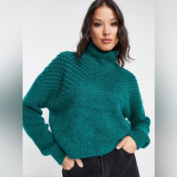 Free People Sweaters - Free People Bradley Turtleneck Sweater | Alpine Heather | Large Retail $128
